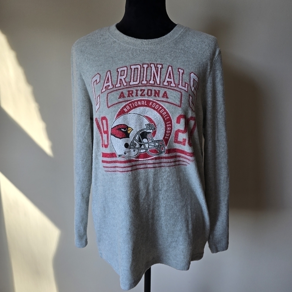 NWT NFL Team Apparel Arizona Cardinals Crew Neck Sweatshirt Women's Size M.